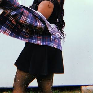 A black see through dress!